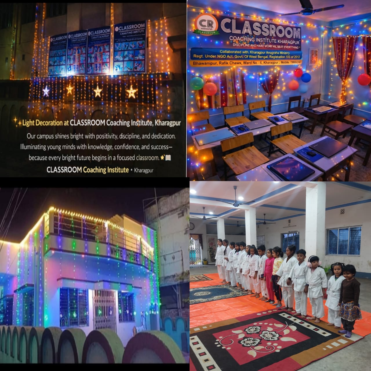 Students learning at Classroom coaching institute